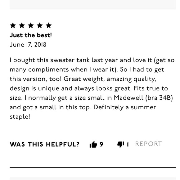 Madewell - Villagrove Sweater Tank in Bright Ivory - Picture 13 of 14